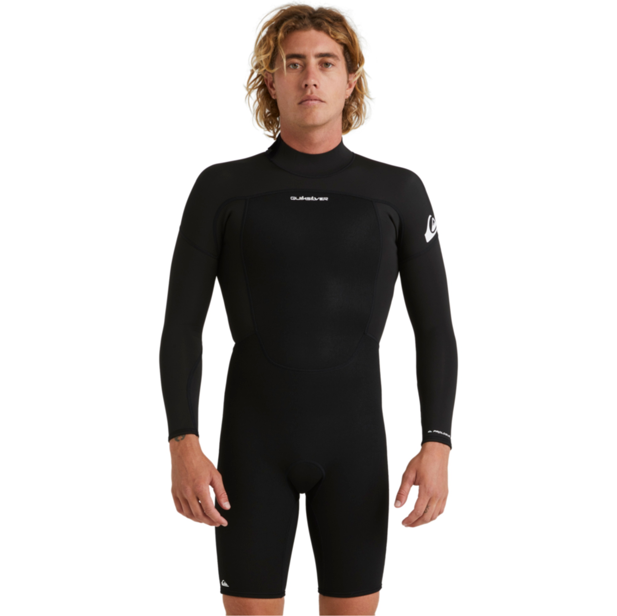 2026 Quiksilver Mens Prologue 2/2mm Long Sleeve Back Zip Wetsuit EQYW403024 - Black